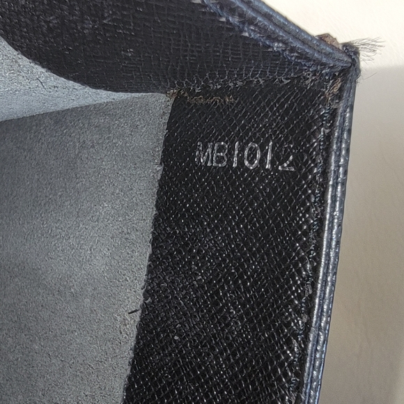 Louis Vuitton Angara Ardoise Taiga MB1023 Business Bag Leather - Picture 10 of 10